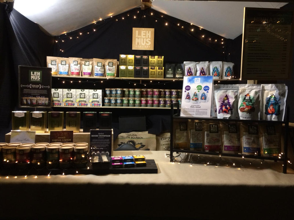 Lehmus Roastery avaa oman pop up -myymälän Helsinkiin Tuomaan markkinoille kolmeksi viikoksi