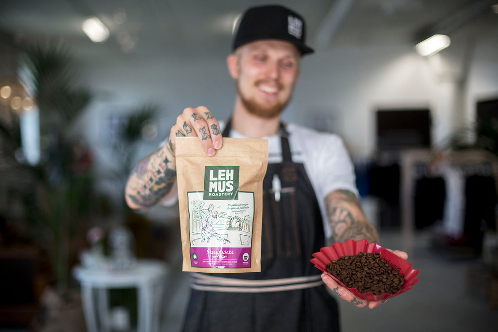 Lehmus Roasteryn alkuperätarina: Pusupuisto