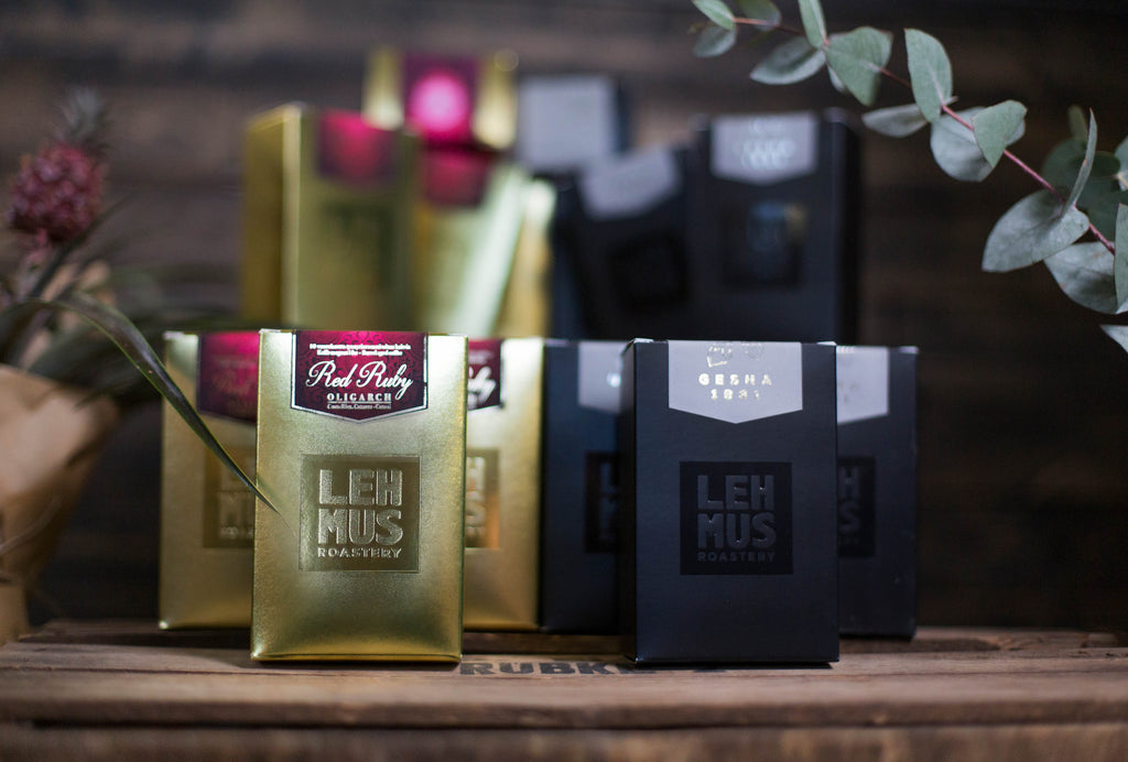 Lehmus Roastery ylpeänä esittää uudet kahvit: Oligark Red Ruby ja Limited Gesha 1931