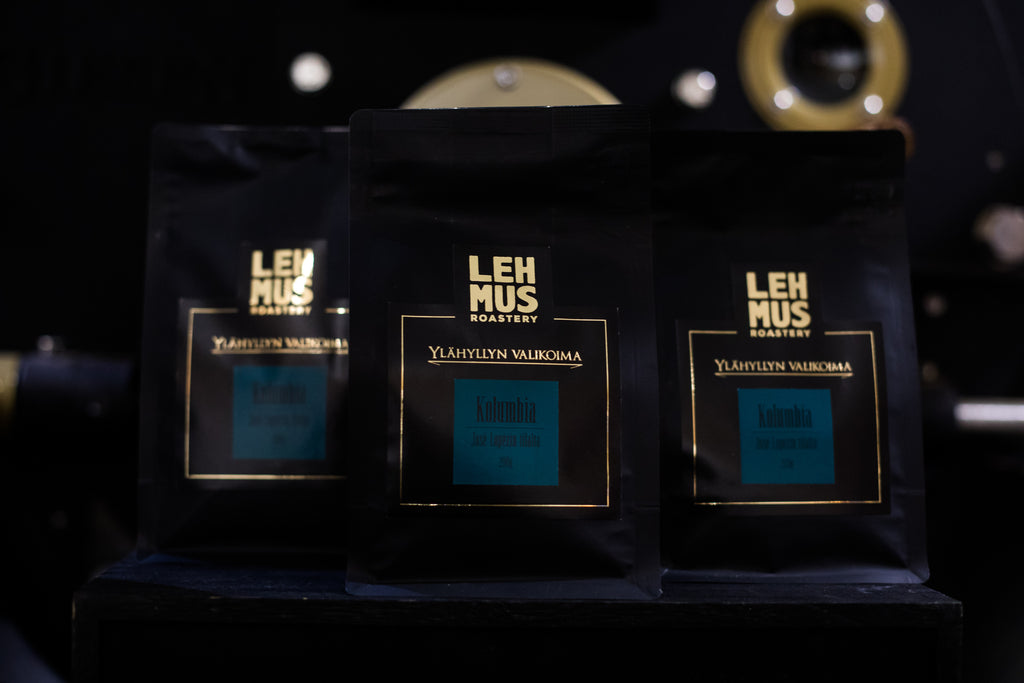Lehmus Roasteryn Ylähyllyn valikoimaan mangon makeutta ja limen raikkautta esittelevä Kolumbia