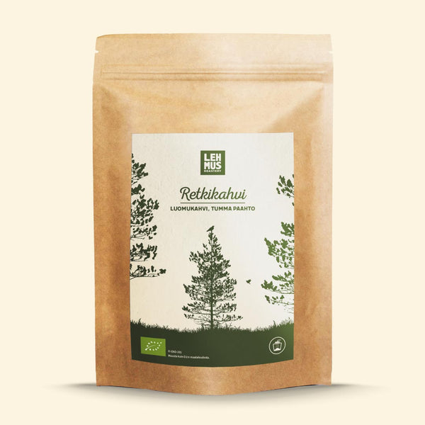 Retkikahvi – Tummapaahtoinen luomukahvi