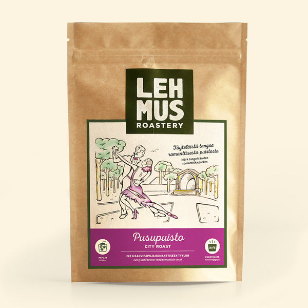 Keskipaahtoinen kahvi - Pusupuisto - Lehmus Roastery