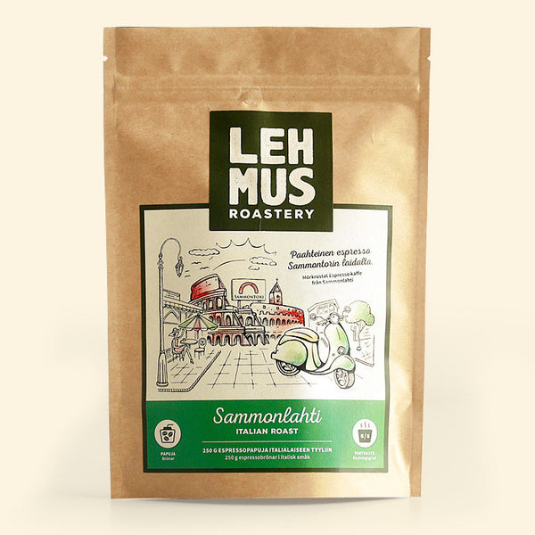 Tummapaahtoinen kahvi - Sammonlahti - Lehmus Roastery