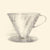Hario V60 Pour Over-kit, musta, koko 02