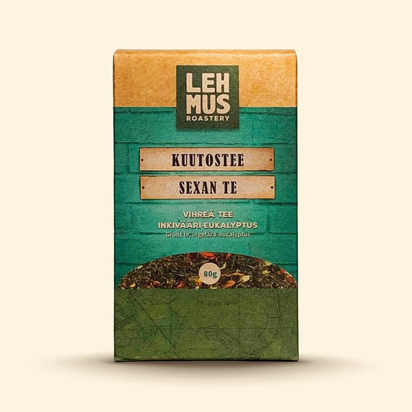 Kuutostee - Vihreä tee - Inkivääri-eukalyptus - Lehmus Roastery