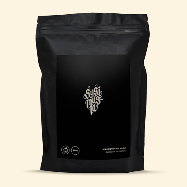 Sysimusta - Tummapaahtoinen kahvi - Suomen tummin kahvi - Lehmus Roastery