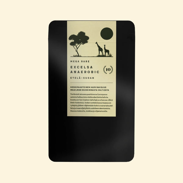 Excelsa Anaerobic - Mega Rare - Etelä-Sudan - Keskipaahtoinen kahvi - Lehmus Roastery