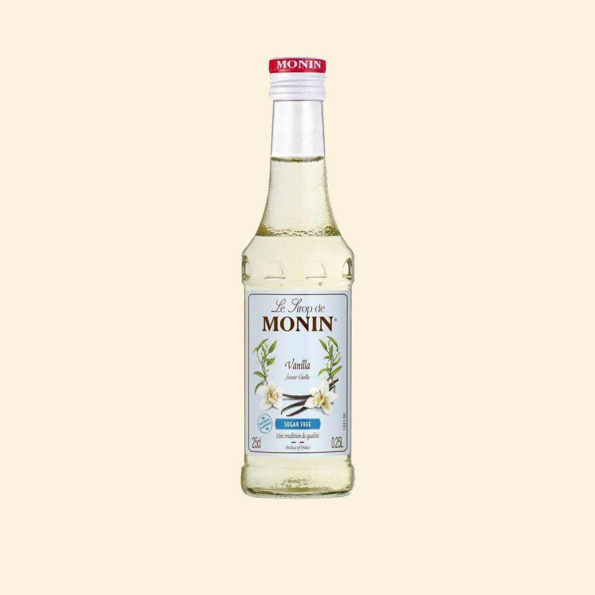 Monin vanilja sokeriton makusiirappi, 25cl