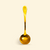 Golden cupping spoon