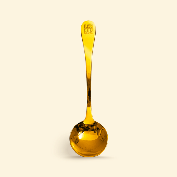 Golden cupping spoon