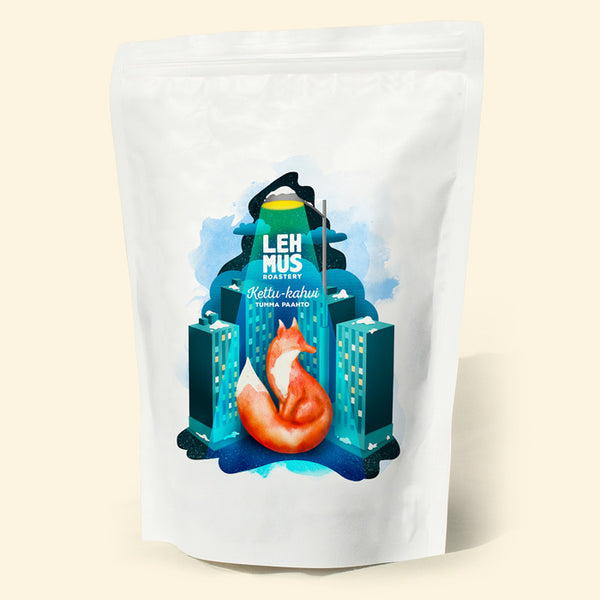 Tummapaahtoinen Kettu kahvi - Lehmus Roastery